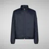 Save The Duck Jackets And Jackets Man  D31132m Gire17 - Arum 90010 Blue Black In Blue