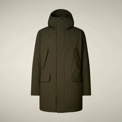 Save The Duck Jackets And Jackets Man  D45320m Smeg21 Wilson 50071 Lan Green