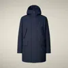 Save The Duck Jackets And Jackets Man  D45320m Smeg21 Wilson 90010 Blue Black In Blue