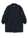 Save The Duck Luxe Black Jacket With High Collar In Black