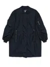 Save The Duck Luxe Black Jacket With High Collar In Black