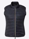 Save The Duck Arabella Water Repellent Quilted Puffer Vest In Nero Neri E Grigi