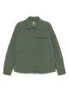 Save The Duck Green Lightweight Jacket With Zip Closure In Green