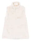 Save The Duck Faux-fur Vest In Multi