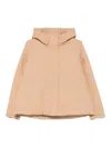 Save The Duck Hooded Jacket In Neutral