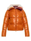 Save The Duck Quilted Padded Jacket In Orange