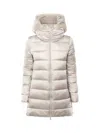 Save The Duck Jade Coat With High Collar In Multi