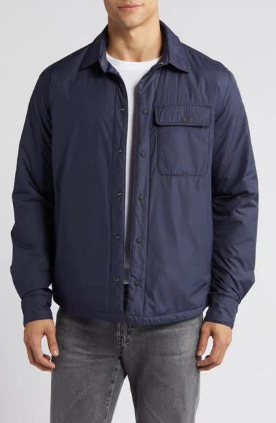 Save The Duck Jani Water Repellent Shirt Jacket In Navy Blue