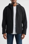 Save The Duck Jari Water Resistant Hooded Jacket In Black