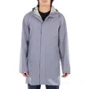 Save The Duck Jas Dacey Logo-patch Hooded Jacket In Purple