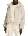 Save The Duck Jeon Reversible Faux Fur Jacket In White