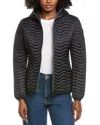 Save The Duck Jinnie Short Wave Quilt Jacket In Black