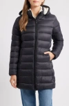 Save The Duck Joanne Quilted Water Repellent Puffer Jacket In Black