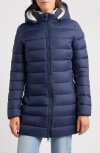 Save The Duck Joanne Quilted Water Repellent Puffer Jacket In Blue