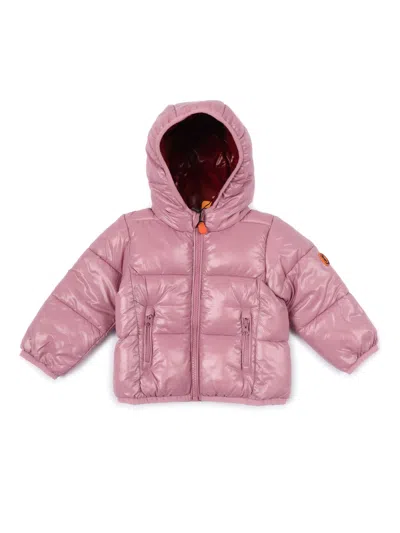 Save The Duck Babies' Jody Hooded Jacket In Pink