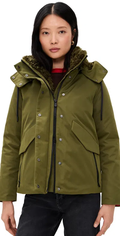 Save The Duck Kara Jacket Bark Green