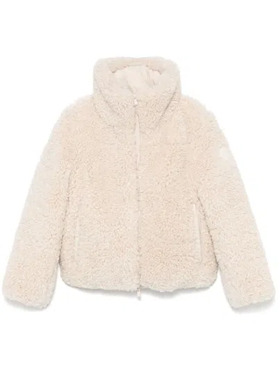 Save The Duck Kennie Eco Fur Jacket Clothing In Beige