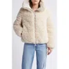 Save The Duck Kennie Water Repellent Faux Shearling Jacket In Shore Beige