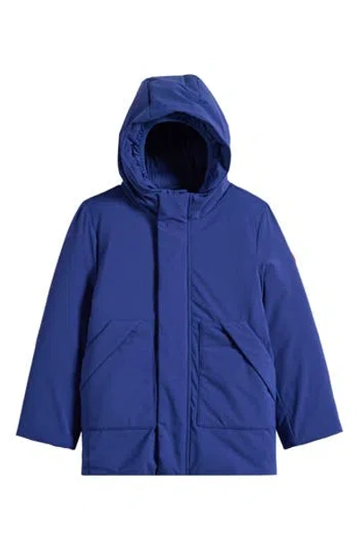 Save The Duck Kids' Albi Hooded Jacket In Blue