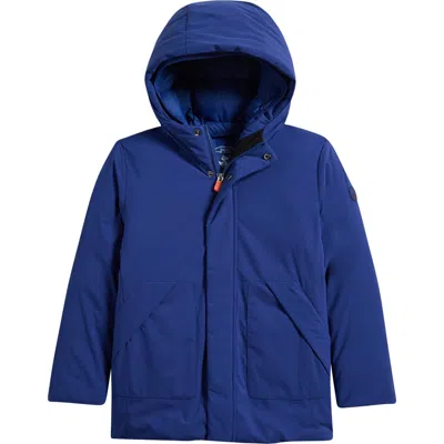 Save The Duck Kids' Albi Hooded Jacket In Blue