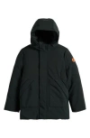 Save The Duck Kids' Albi Hooded Jacket In Green