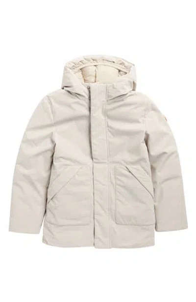 Save The Duck Kids' Albi Hooded Jacket In White
