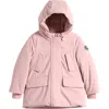 Save The Duck Kids' Ally Hooded Jacket In Pink