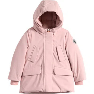 Save The Duck Kids' Ally Hooded Jacket In Pink
