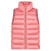 Save The Duck Kids Bloom Pink Iris Puffer Vest In Pink