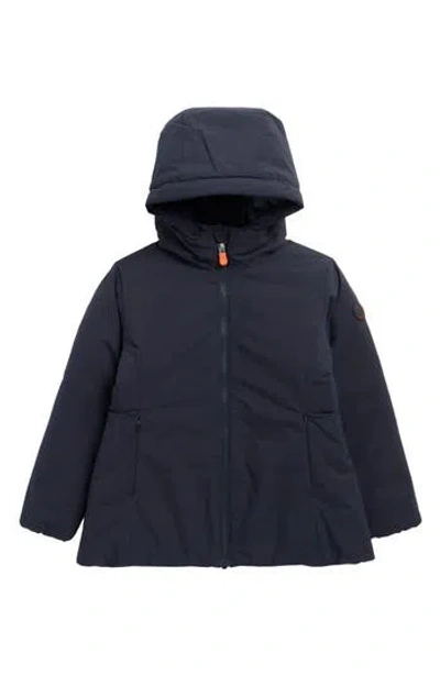 Save The Duck Kids' Cassie Hooded Jacket In Black