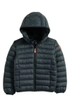 Save The Duck Kids' Dony Hooded Nylon Puffer Jacket In Multi