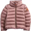 Save The Duck Kids' Evie Channel Quilted Puffer Jacket In Pink