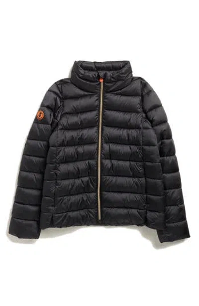 Save The Duck Kids' Evie Puffer Jacket In Black