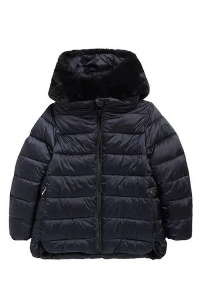 Save The Duck Kids' Faye Quilted Jacket In Black