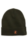 Save The Duck Kids' Fivel Cuffed Beanie In Land Green