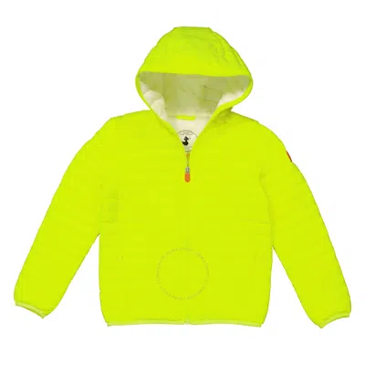 Save The Duck Kids Fluo Yellow Gillo Puffer Jacket
