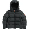 Save The Duck Kids' Foster Hooded Puffer Jacket In Black