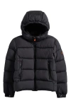 Save The Duck Kids' Foster Hooded Puffer Jacket In Black