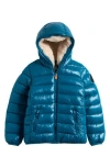 Save The Duck Kids' Gavin Water Repellent Hooded Puffer Jacket In Black