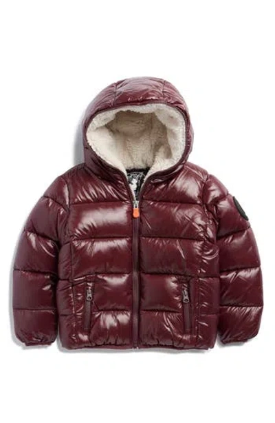 Save The Duck Kids' Gavin Water Repellent Hooded Puffer Jacket In Multi