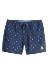 Save The Duck Kids Getu Swim Trunks In Rainbow Duck Navy