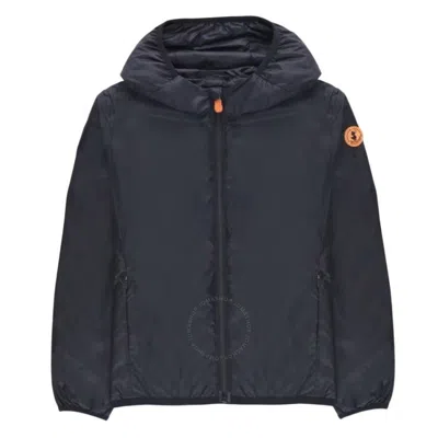 Save The Duck Kids Gire Recycled Nylon Jacket In Black
