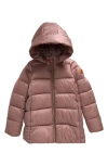 Save The Duck Kids' Zippered Hooded Casual Jacket In Multicolor