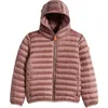 Save The Duck Kids' Iris Shiny Water Repellent Hooded Puffer Jacket