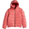 Save The Duck Kids' Iris Shiny Hooded Puffer Jacket In Bloom Pink