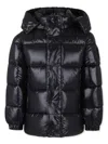 Save The Duck Black Down Jacket For Boy In Black