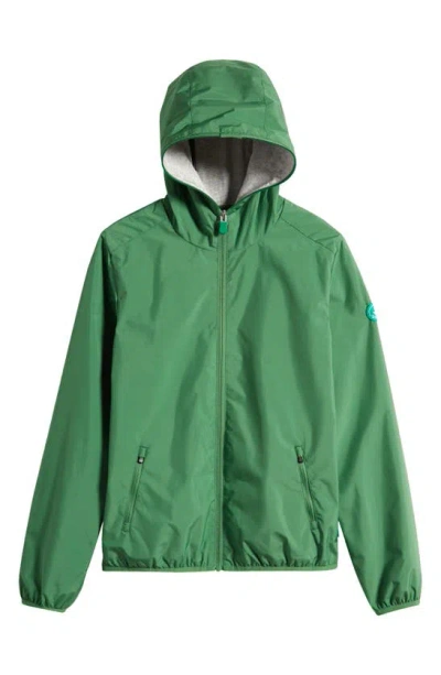 Save The Duck Kids' Jules Wind & Water Repellent Recycled Polyester Jacket In Metallic