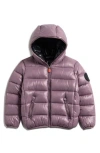 Save The Duck Kids' Kate Hooded Puffer Jacket In Purple