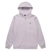 Save The Duck Kids Lilac Clee Gage Zip-up Hoodie In Purple