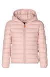 Save The Duck Kids' Lily Hooded Puffer Jacket In Pink